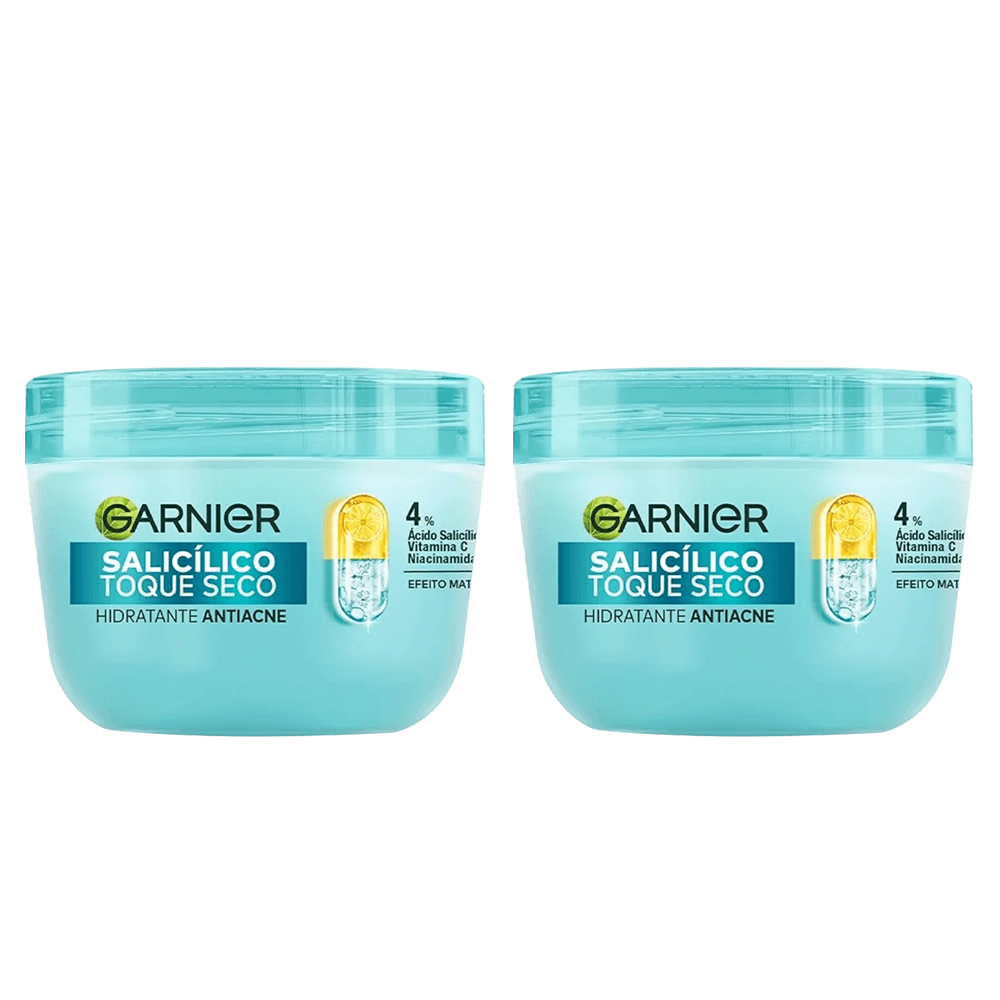 Garnier Hidratante Facial Salicílico Toque Seco Kit – Com 2 Unidades